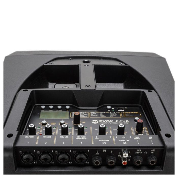 rcf evox jmix8 active 2 way portable array system dy pro audio 3