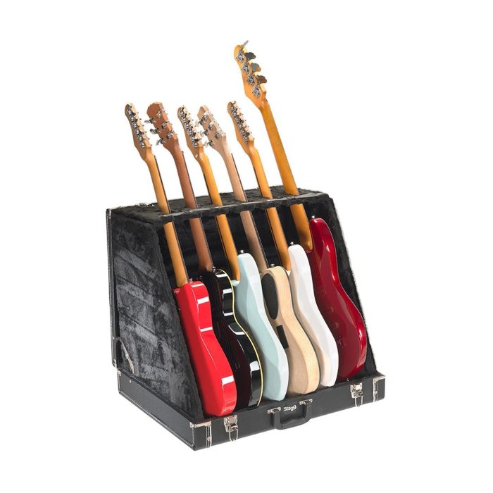 stagg gdc 6 guitar stand case dy pro audio 1